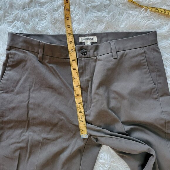 Goodthreads Gray Straight Men's Slack Pants - Size 34x30 - Picture 9 of 13